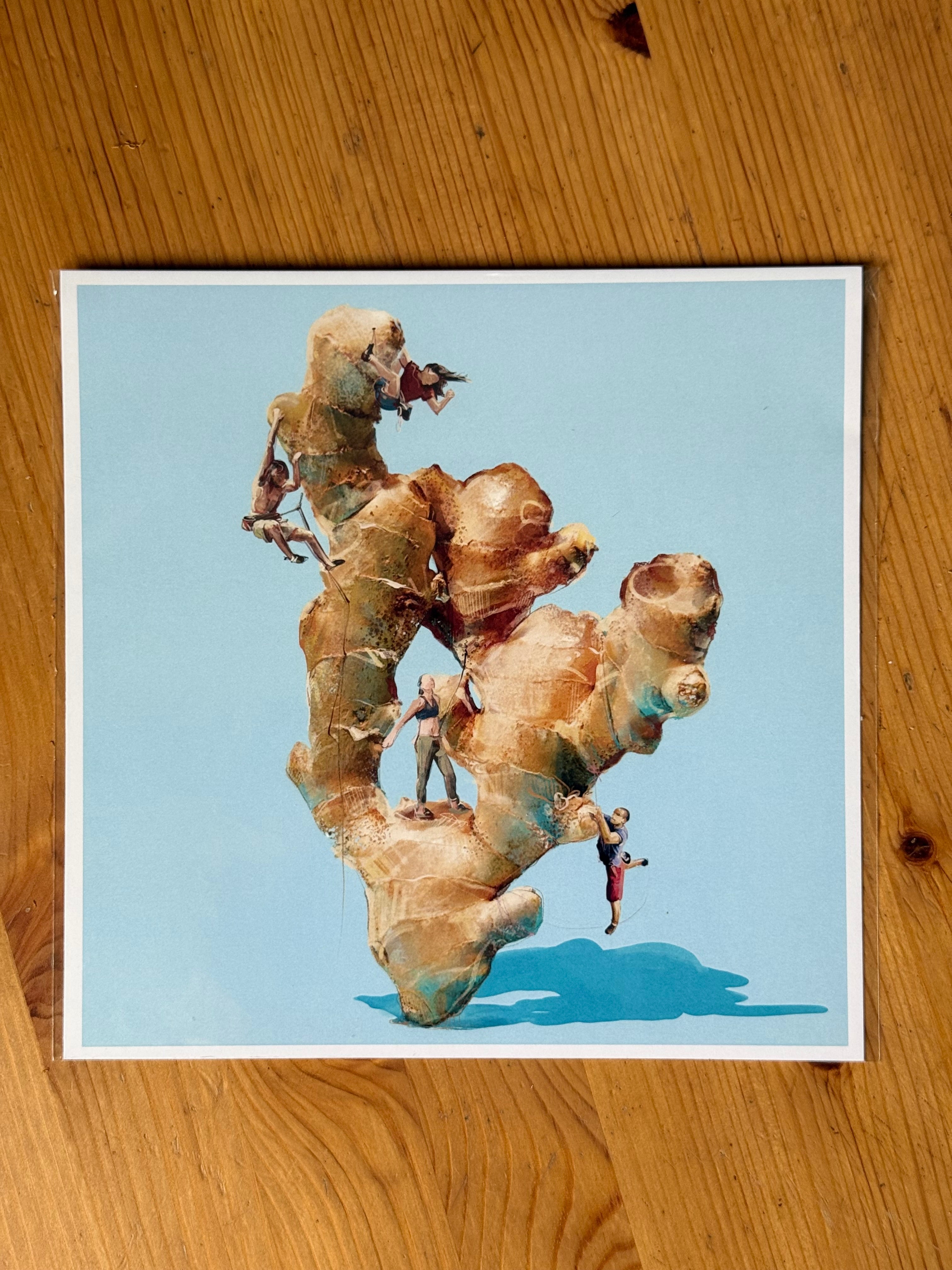 Surreal Humorous Food Illustration Print - Kitchen Wall Decor