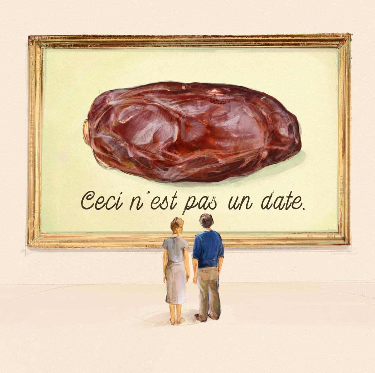 Surreal Humorous Food Illustration Print - Fine Art Paper Kitchen Wall Art Decor